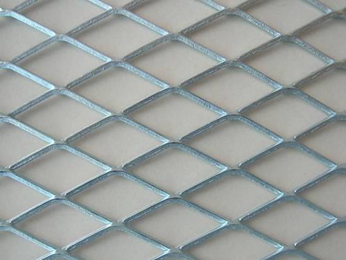  stainless steel expanded metal sheet details with diamond holes.